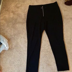 Black formal pants